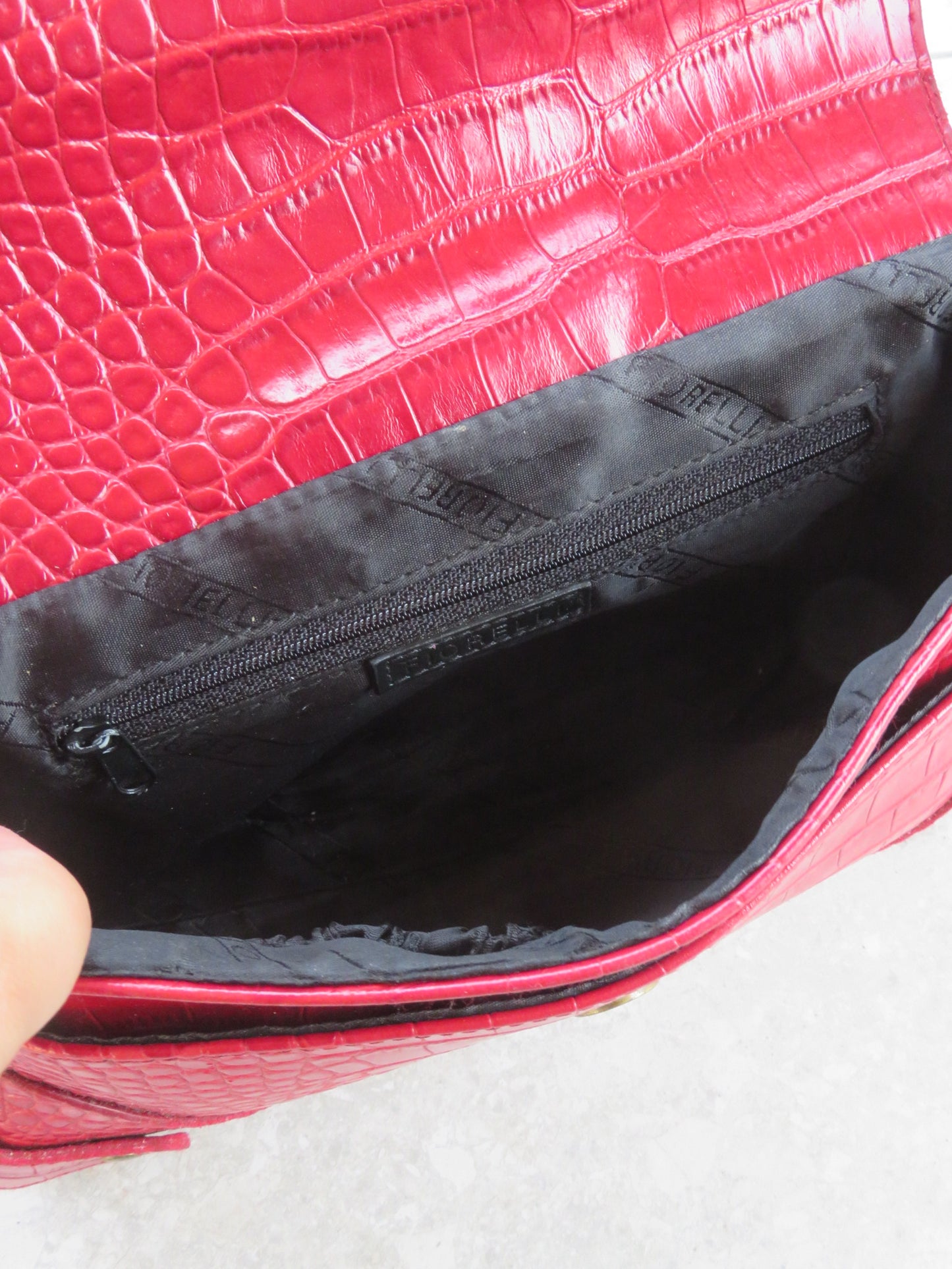 Red Croc Fiorelli Bag