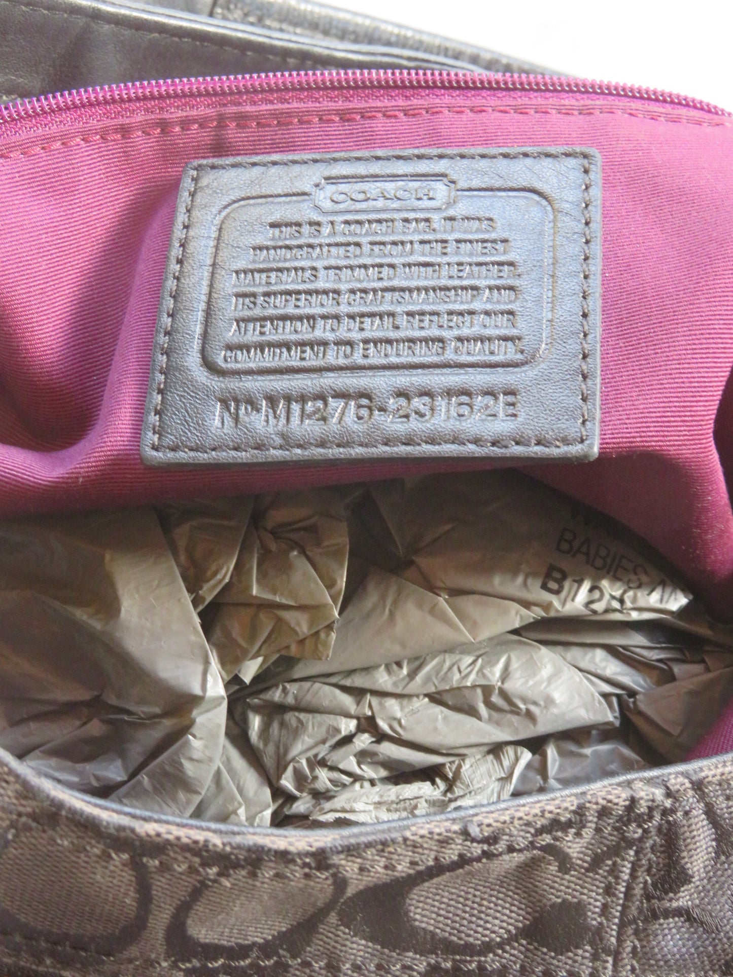 Coach Monogram Bag