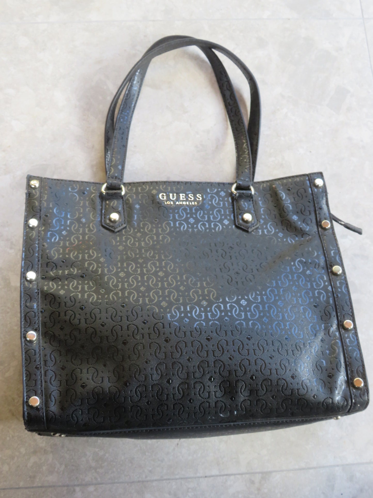 Guess textured Tote Bag
