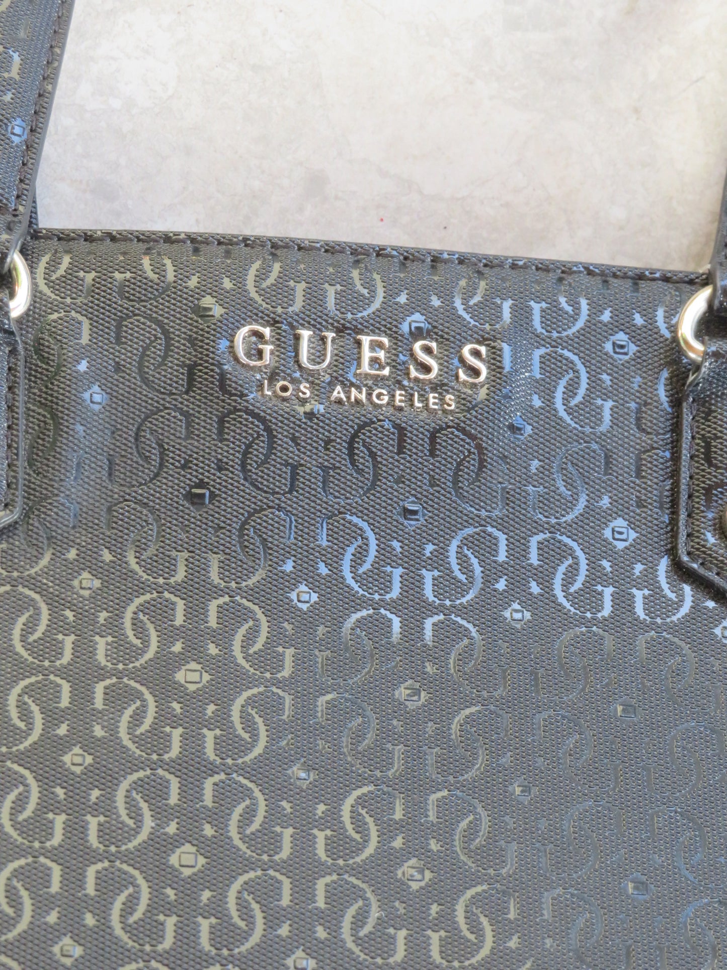 Guess textured Tote Bag