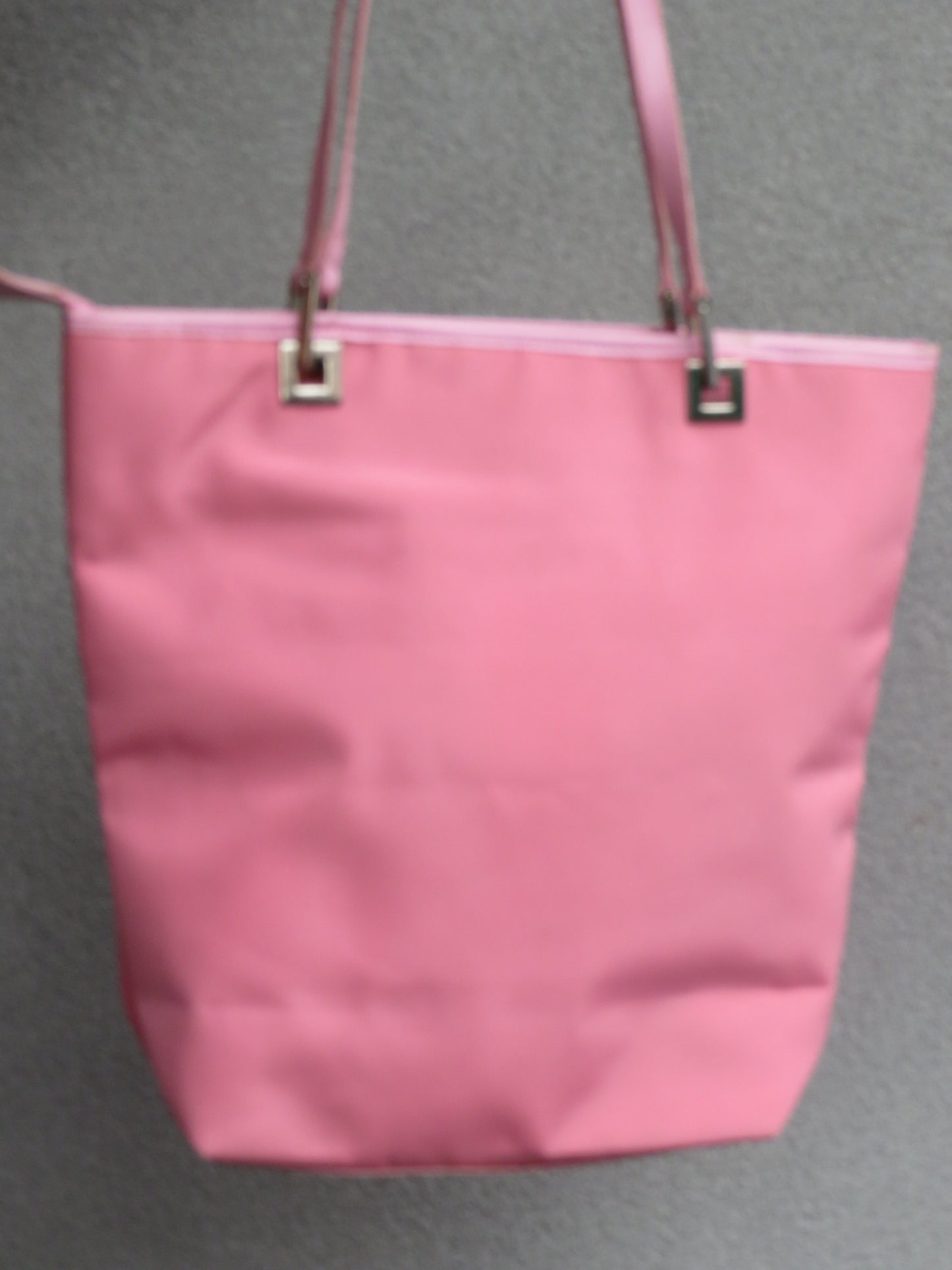 Pink Textured Graphic Bag