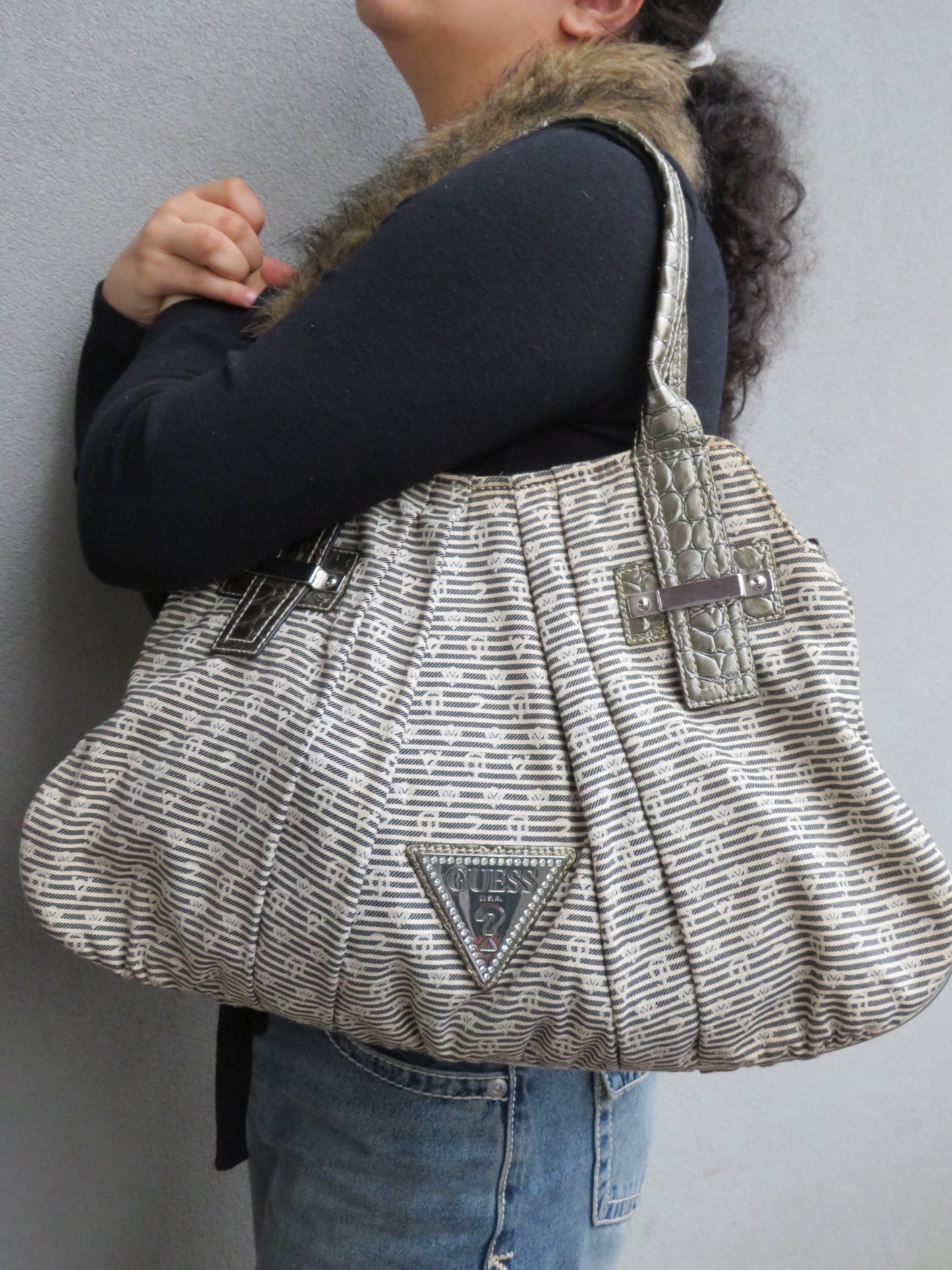 Vintage Monogram Guess Bag
