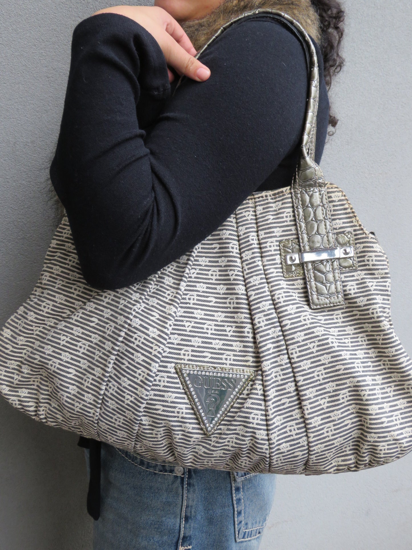 Vintage Monogram Guess Bag