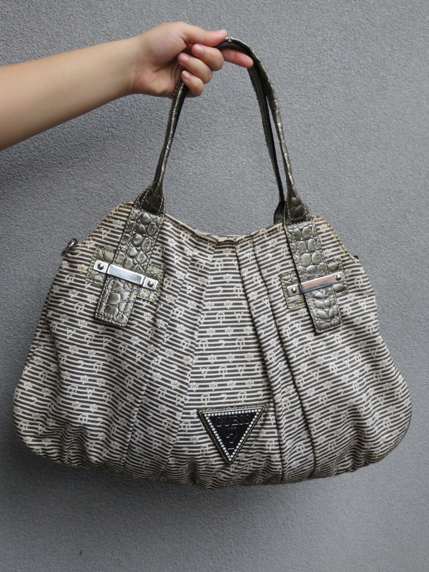 Vintage Monogram Guess Bag