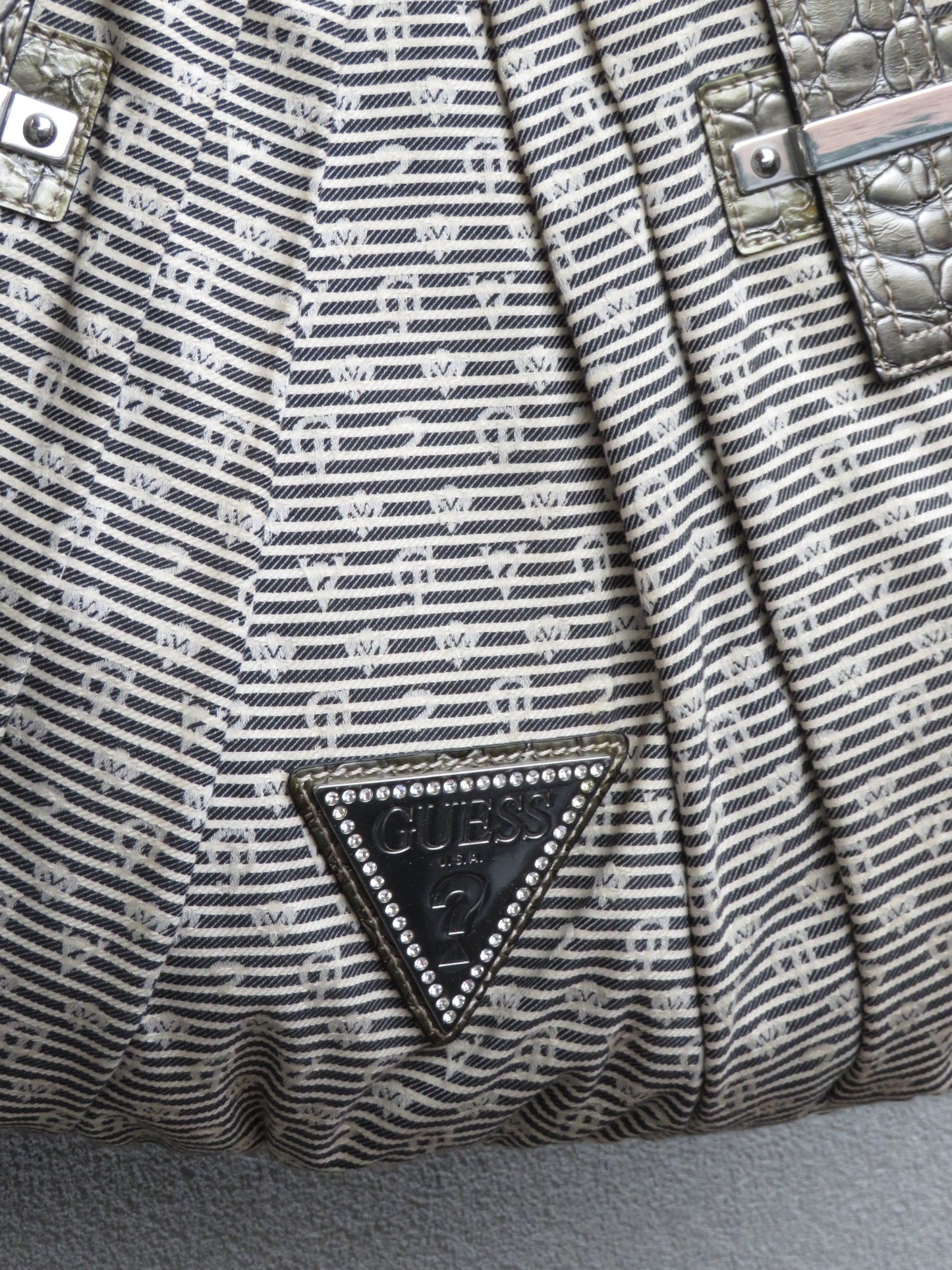 Vintage Monogram Guess Bag