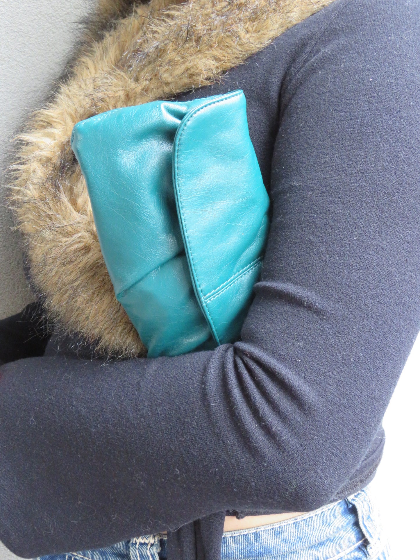 Teal Mini Clutch
