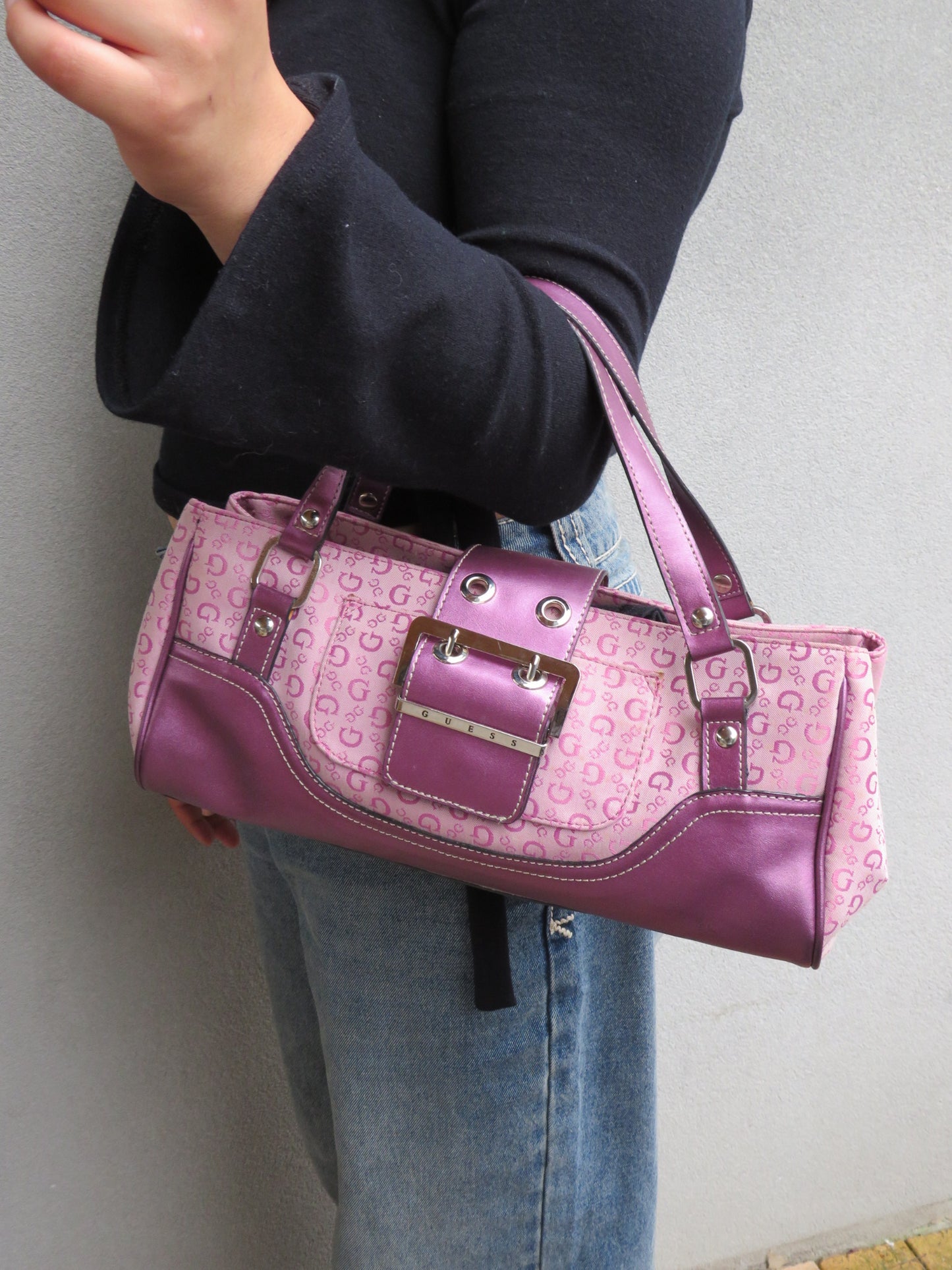 Vintage Purple Guess Bag