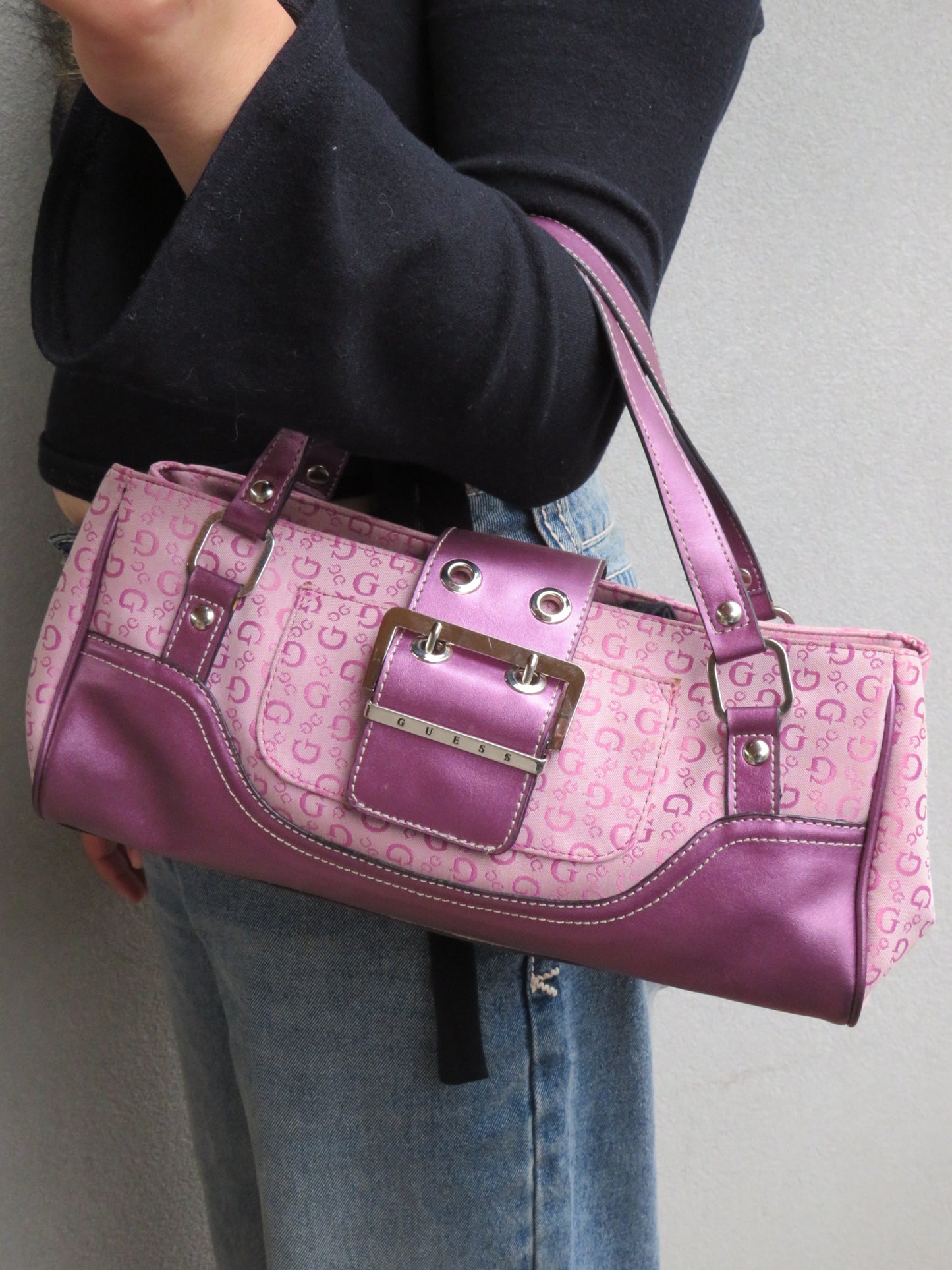 Vintage Purple Guess Bag