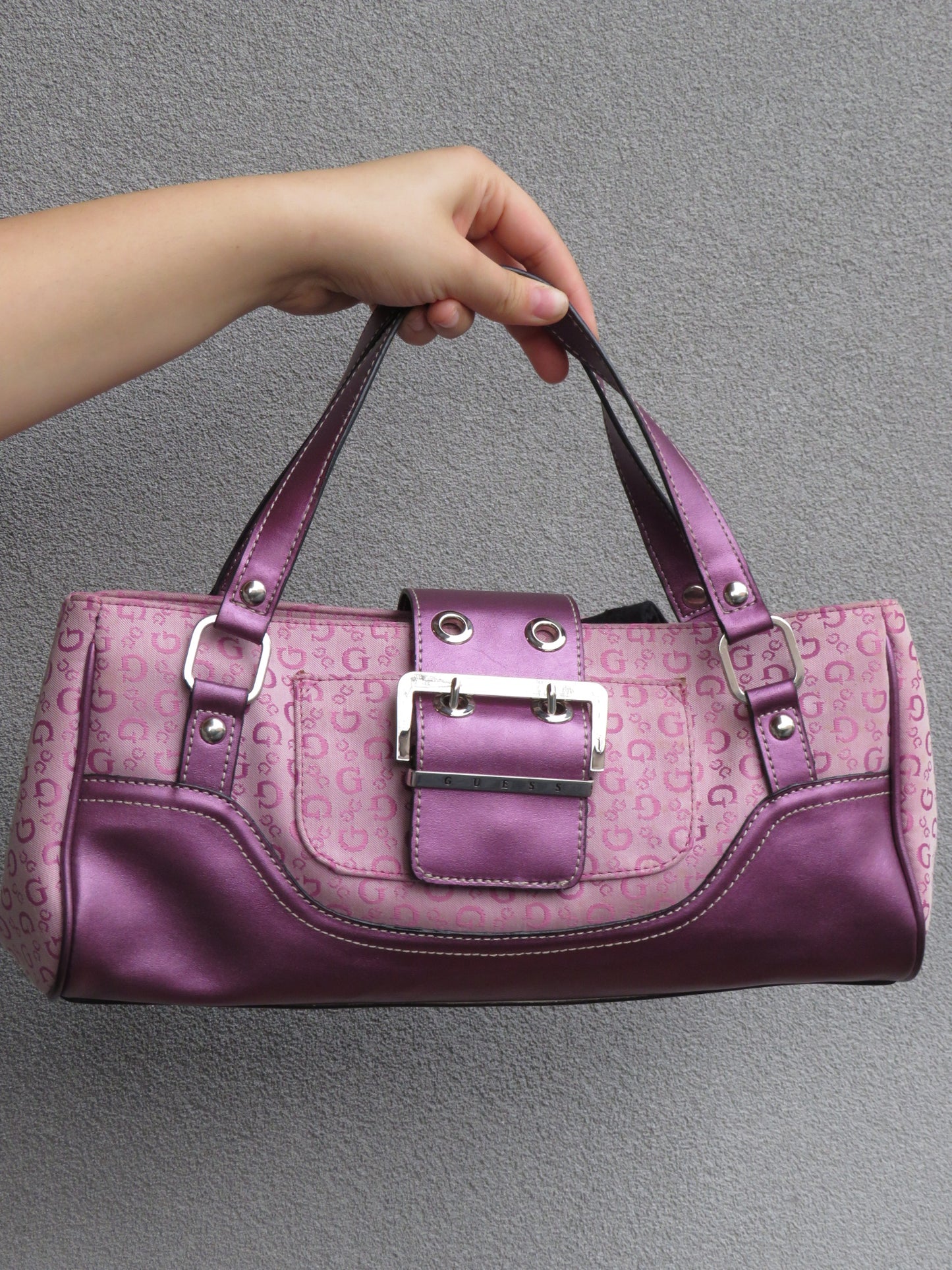 Vintage Purple Guess Bag