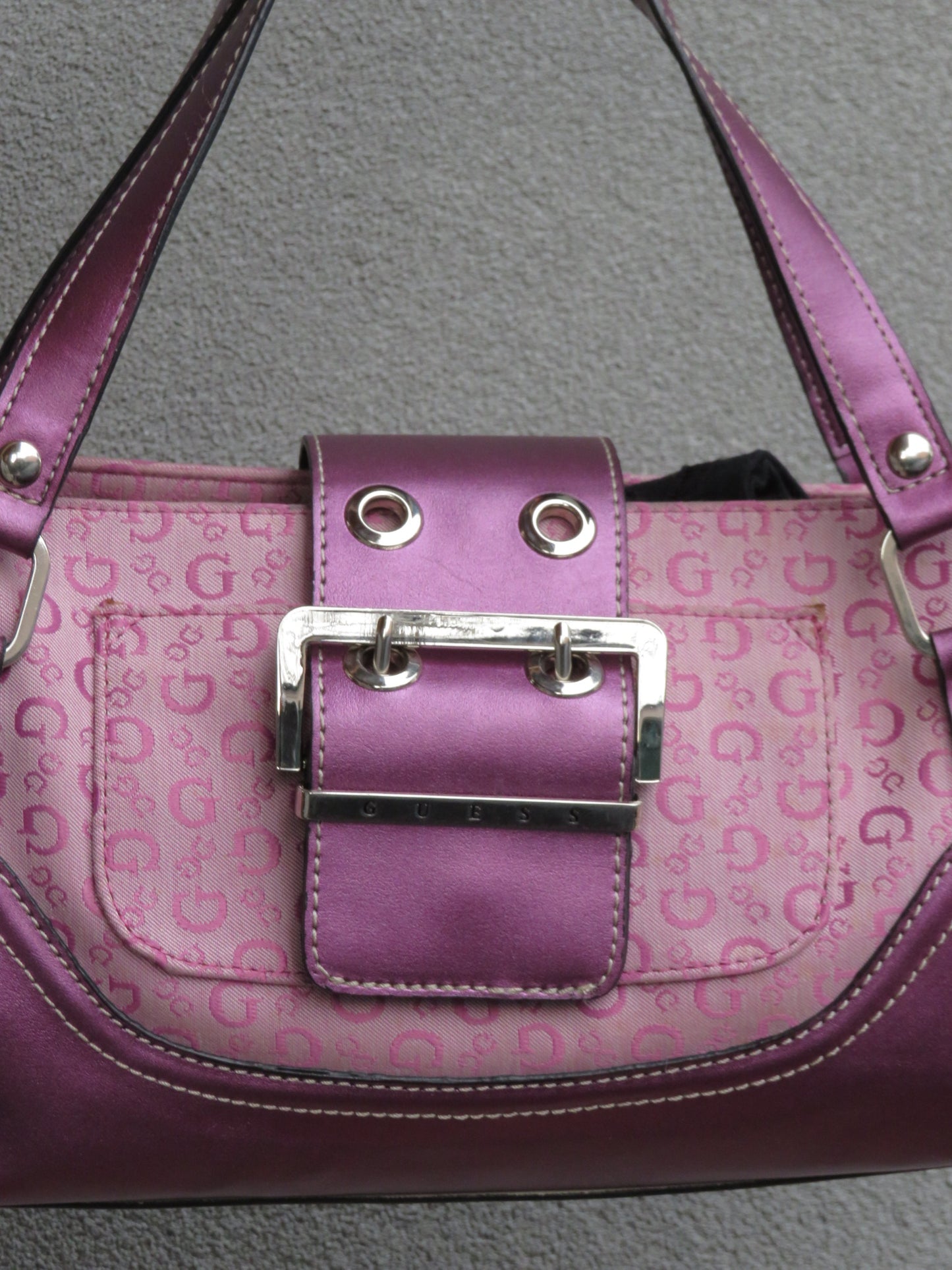 Vintage Purple Guess Bag