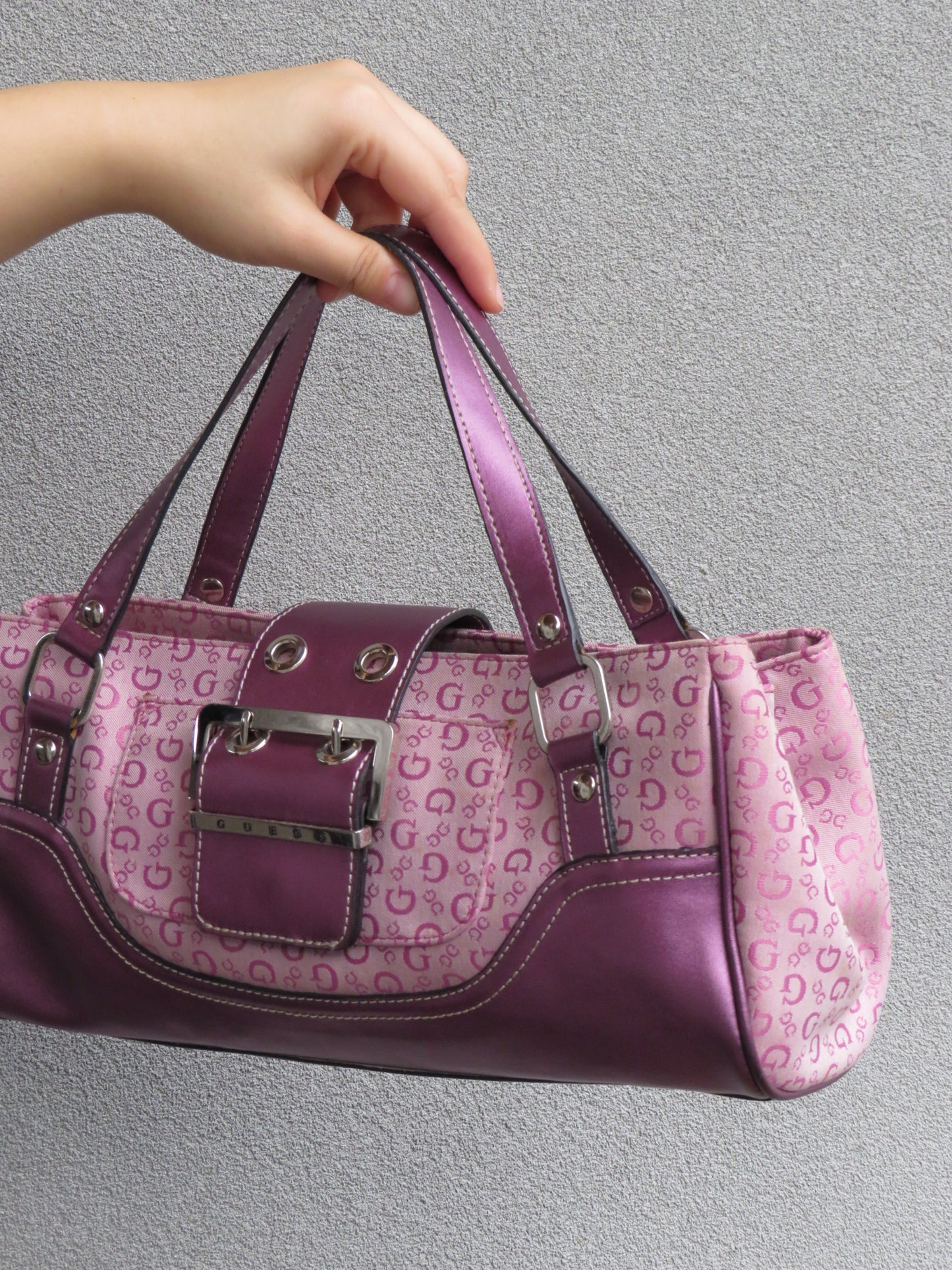 Vintage Purple Guess Bag