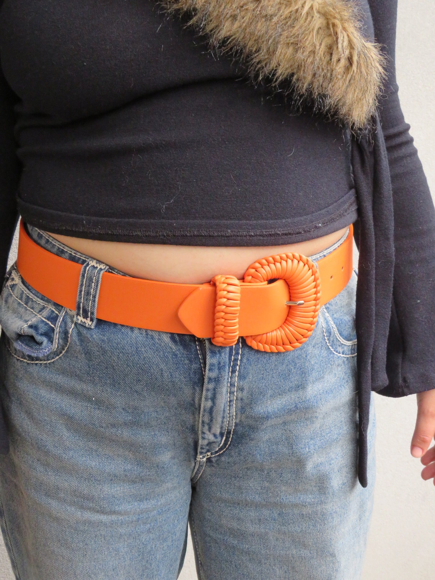Faux Leather Belt