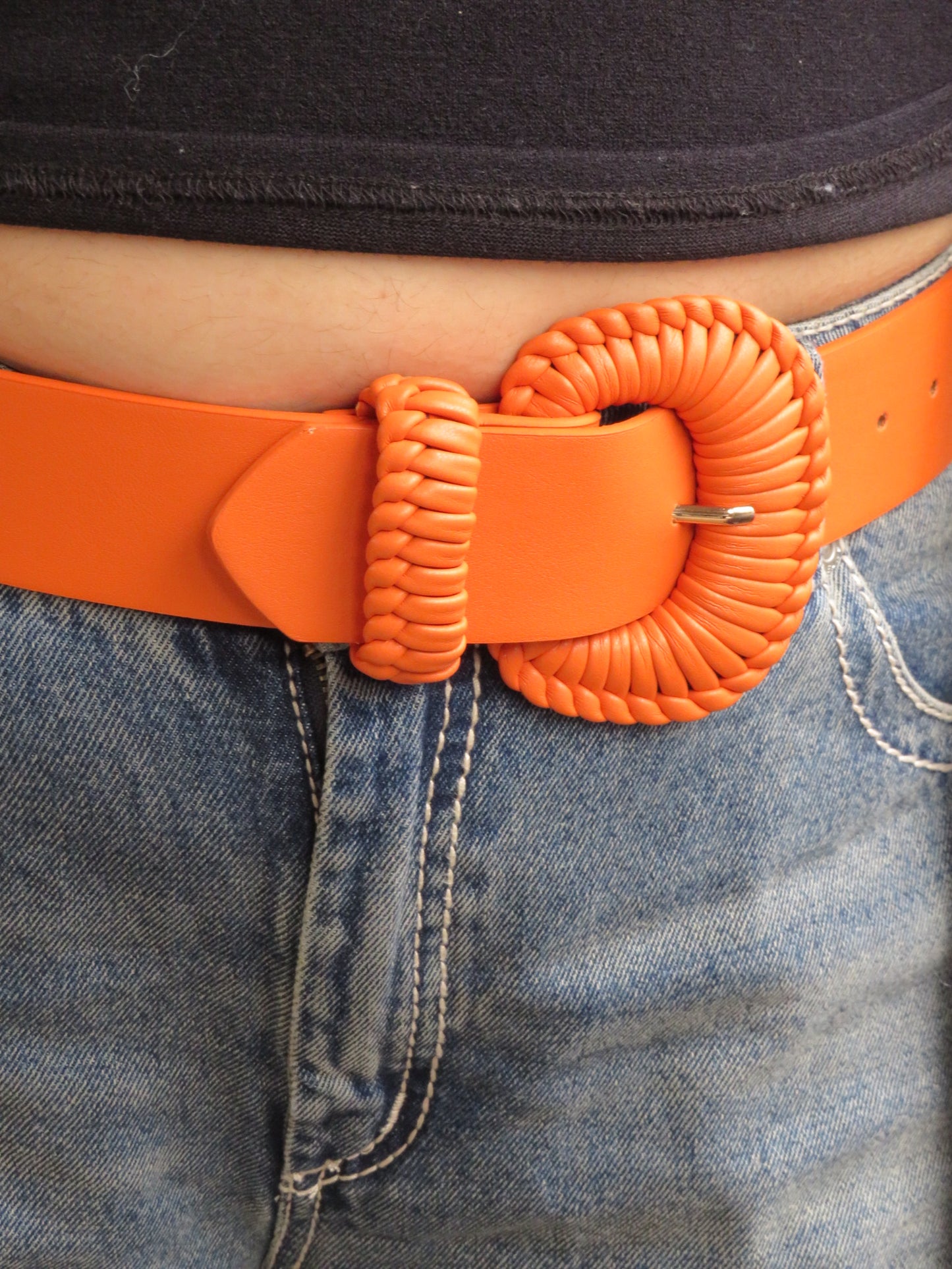 Faux Leather Belt