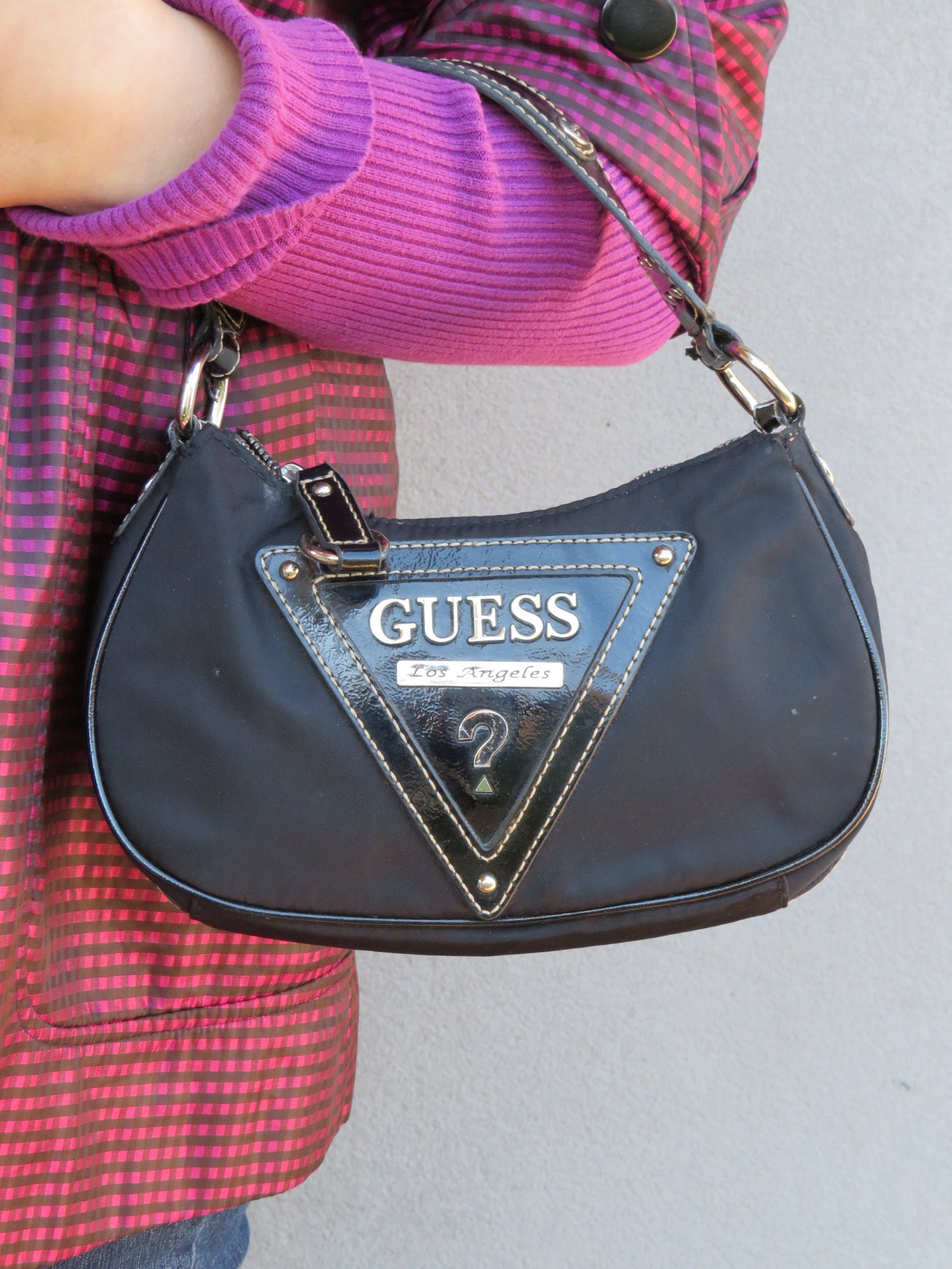 Vintage Nylon Guess logo Bag