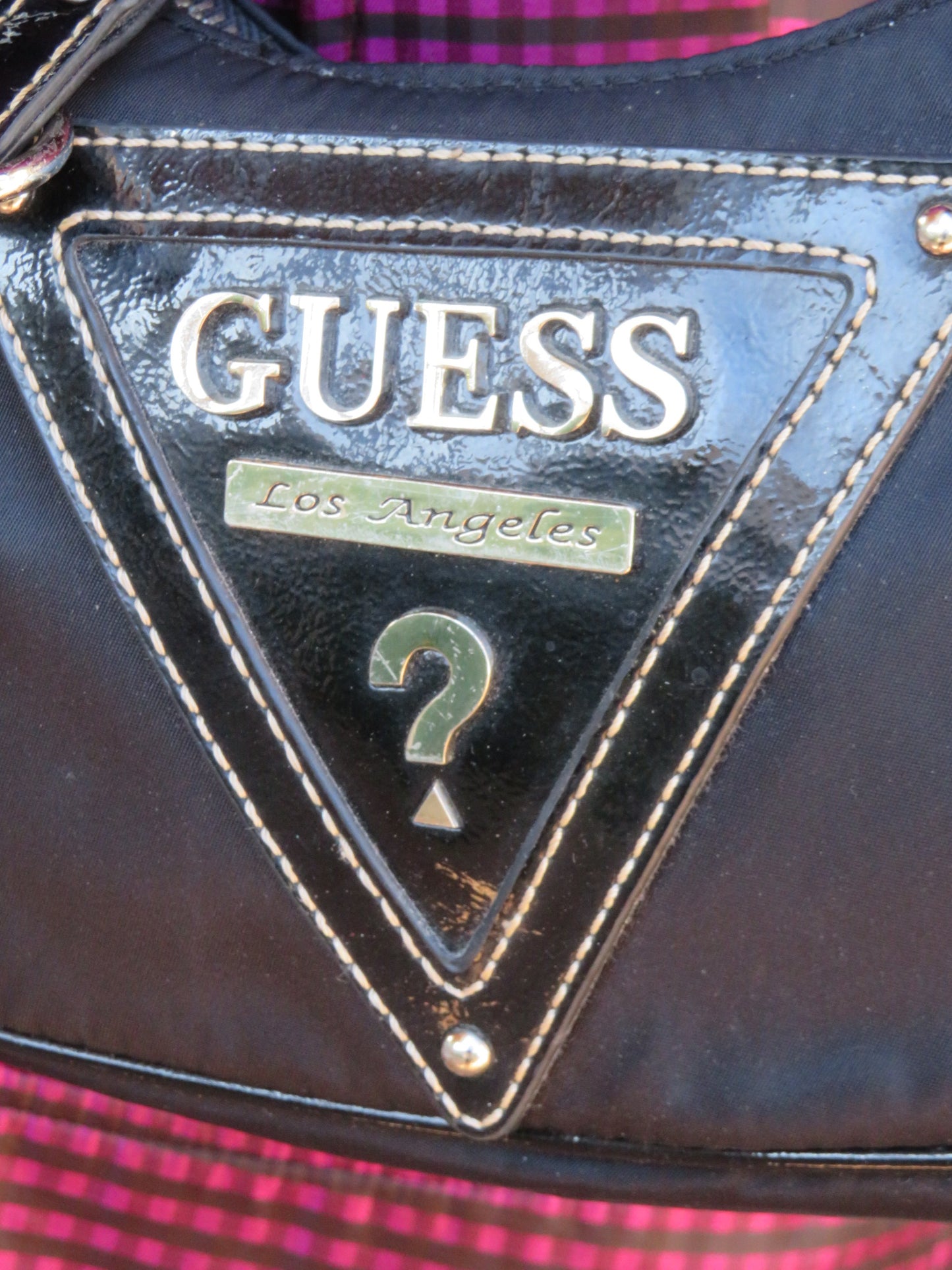 Vintage Nylon Guess logo Bag