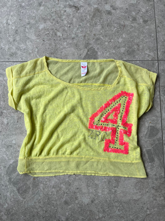 Sequin 4 Cropped Top