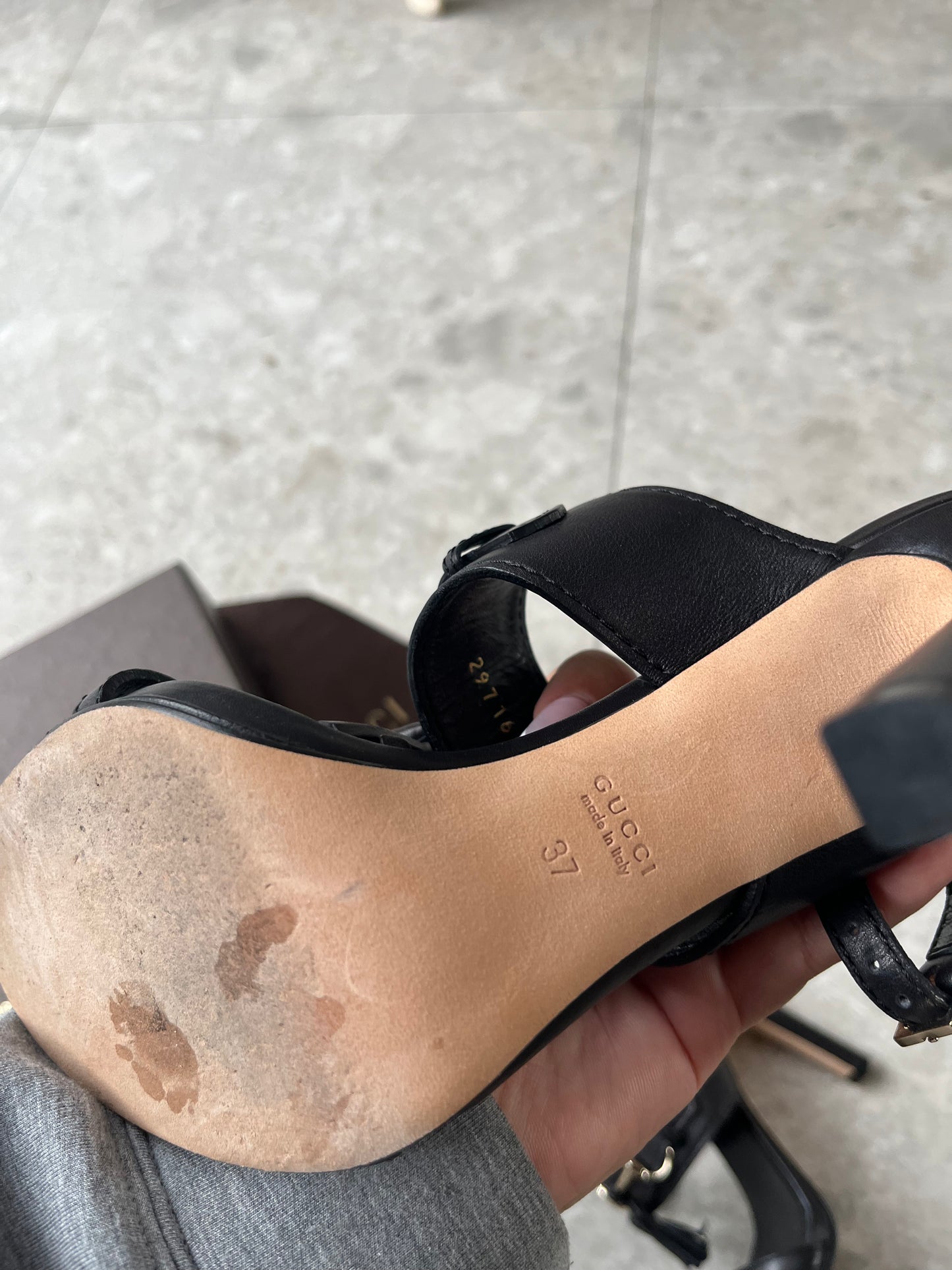 Authentic Gucci Horsebit Tassle Heels